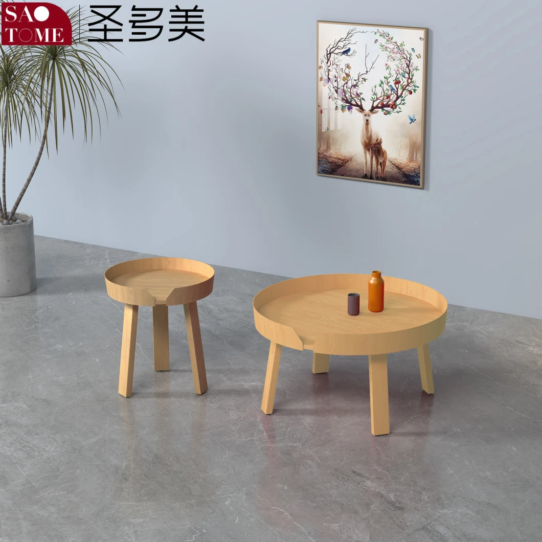 Modern Coffee Table Natural Oak Side Table