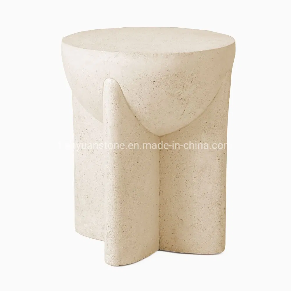 Wohnzimmermöbel aus Naturstein, Travertin-Couchtisch, Sofa-Beistelltisch, Marmor-Couchtisch